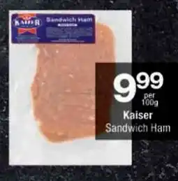 Checkers Kaiser Sandwich Ham offer