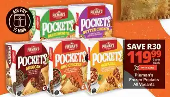 Checkers Pieman's Frozen Pockets All Variants offer