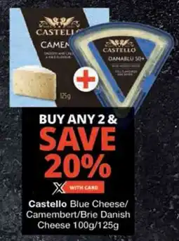 Checkers Castello Blue Cheese/ Camembert/ Brie Danish Cheese offer