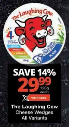 Checkers The Laughing Cow Cheese Wedges All Variants offer