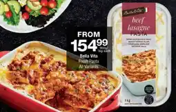 Checkers Bella Vita Fresh Pasta All Variants offer