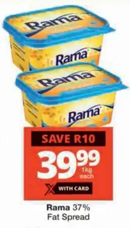 Checkers Rama 37% Fat Spread offer