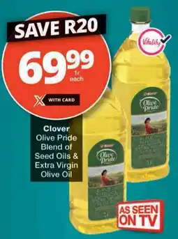 Checkers Clover Olive Pride Blend of Seed Oils & Extra Virgin Olive Oil offer