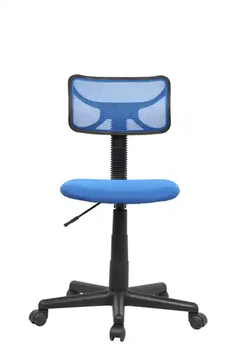Incredible Connection Alex Mid - Back Chair, Light Blue offer