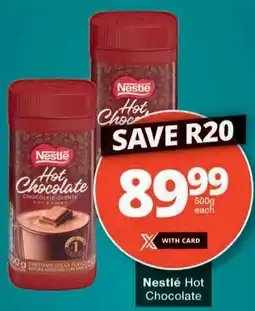 Checkers Nestlé Hot Chocolate offer