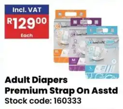 Africa Cash and Carry Adult Diapers Premium Strap On offer