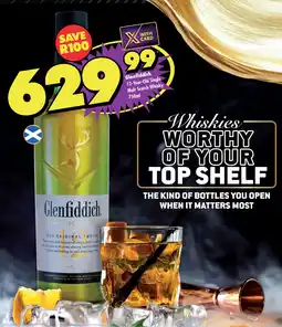 Shoprite Liquor Glenfiddich 12-Year-Old Single Malt Scotch Whisky offer