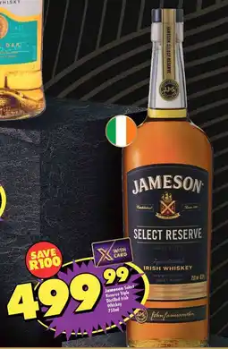 Shoprite Liquor Jameson Select Reserve Triple Distilled Irish Whiskey offer