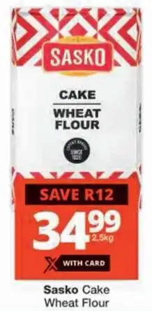 Checkers Sasko Cake Wheat Flour offer