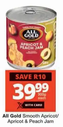 Checkers All Gold Smooth Apricot/ Apricot & Peach Jam offer