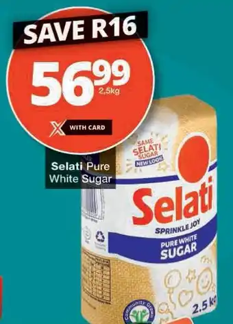 Checkers Selati Pure White Sugar offer