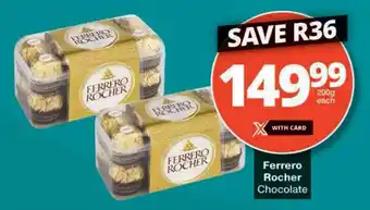 Checkers Ferrero Rocher Chocolate offer