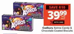 Checkers Cadbury Astros Candy & Chocolate Coated Biscuits offer
