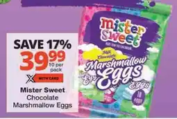Checkers Mister Sweet Chocolate Marshmallow Eggs offer