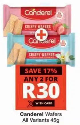 Checkers Canderel Wafers All Variants offer