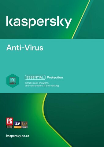 Incredible Connection Kaspersky Anti- Virus 1+1 User 1 year offer
