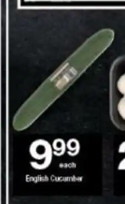 Checkers English Cucumber each offer