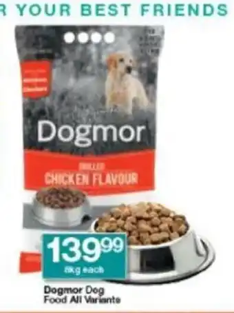 Checkers Dogmor Dog Food All Variants 8kg each offer