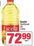 Spar Excella Sunflower Oil-2Ltr Each offer