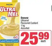 Spar Danone Utramel Flavoured Custard Assorted-1kg Each offer