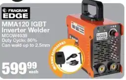 Mica Fragram Edge MMA120 IGBT Inverter Welder offer