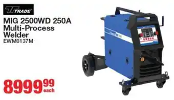 Trade MIG 2500WD 250A Multi-Process Welder