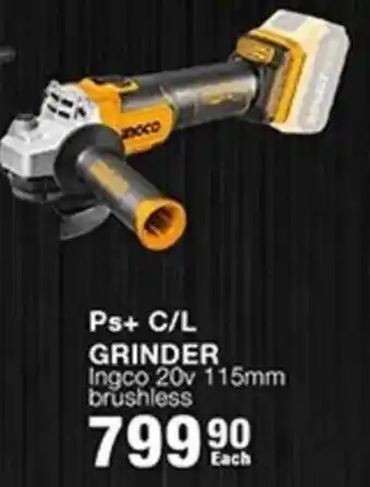 Ingco Ps+ C/L Grinder 20v brushless
