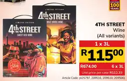 Jumbo 4th Street Wine offer