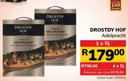 Jumbo Drostdy Hof Adelpracht offer