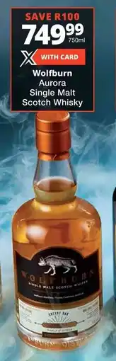 Checkers Liquor Shop Wolfburn Aurora Single Malt Scotch Whisky offer