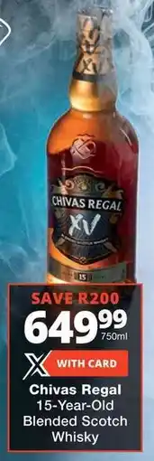 Checkers Liquor Shop Chivas Regal 15-Year-Old Blended Scotch Whisky offer