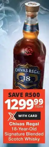 Checkers Liquor Shop Chivas Regal 18-Year-Old Signature Blended Scotch Whisky offer