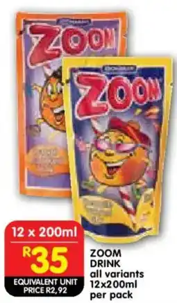 Shoprite Zoom Drink offer