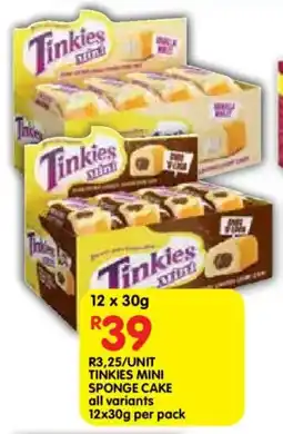 Shoprite Tinkies mini sponge cake offer