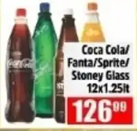 Devland Cash And Carry Coca Cola/ Fanta/ Sprite/ Stoney Glass offer