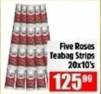 Devland Cash And Carry Five Roses Teabag Strips offer