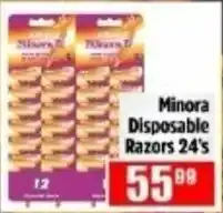 Devland Cash And Carry Minora Disposable Razors offer
