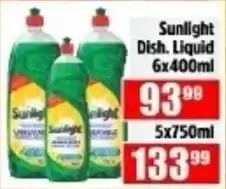 Devland Cash And Carry Sunlight Dishwashing Liquid offer