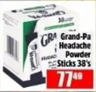 Devland Cash And Carry Grand-Pa Headache Powder Sticks offer
