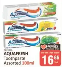 KitKat Cash and Carry Aquafresh Toothpaste Assorted offer