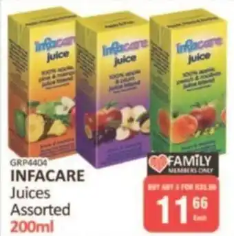 KitKat Cash and Carry Infacare Juices Assorted offer