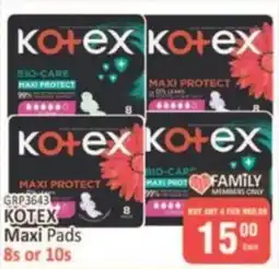 KitKat Cash and Carry Kotex Maxi Pads offer