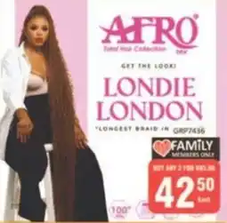 KitKat Cash and Carry Afro londie london longest braid offer