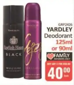 KitKat Cash and Carry Yardley Deodorant offer