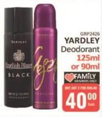 KitKat Cash and Carry Yardley Deodorant offer