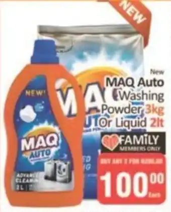 Maq Auto Washing Powder or Liquid