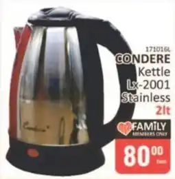 KitKat Cash and Carry Condere Kettle Lx-2001 Stainless offer