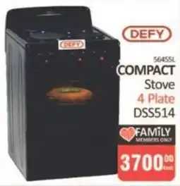 KitKat Cash and Carry Defy Compact Stove 4 Plate offer