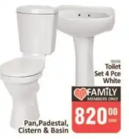 KitKat Cash and Carry Toilet Set Pan, Padestal, Cistern & Basin offer