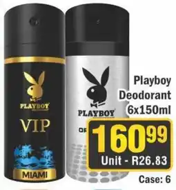 J&E Cash and Carry Playboy Deodorant offer